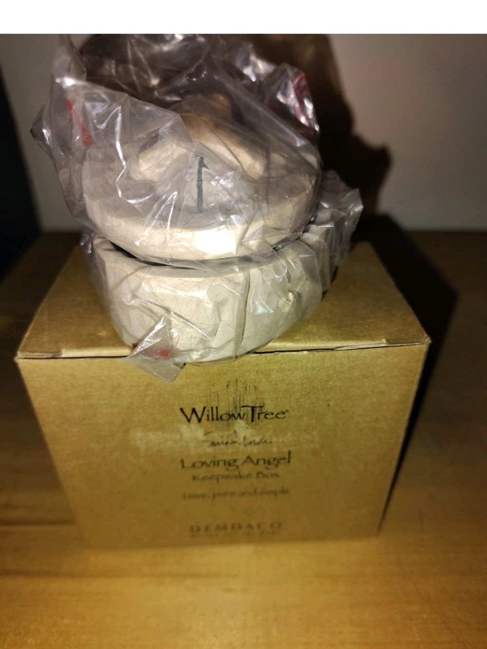 Willow Tree Cream and Tan Loving Angel Figurine